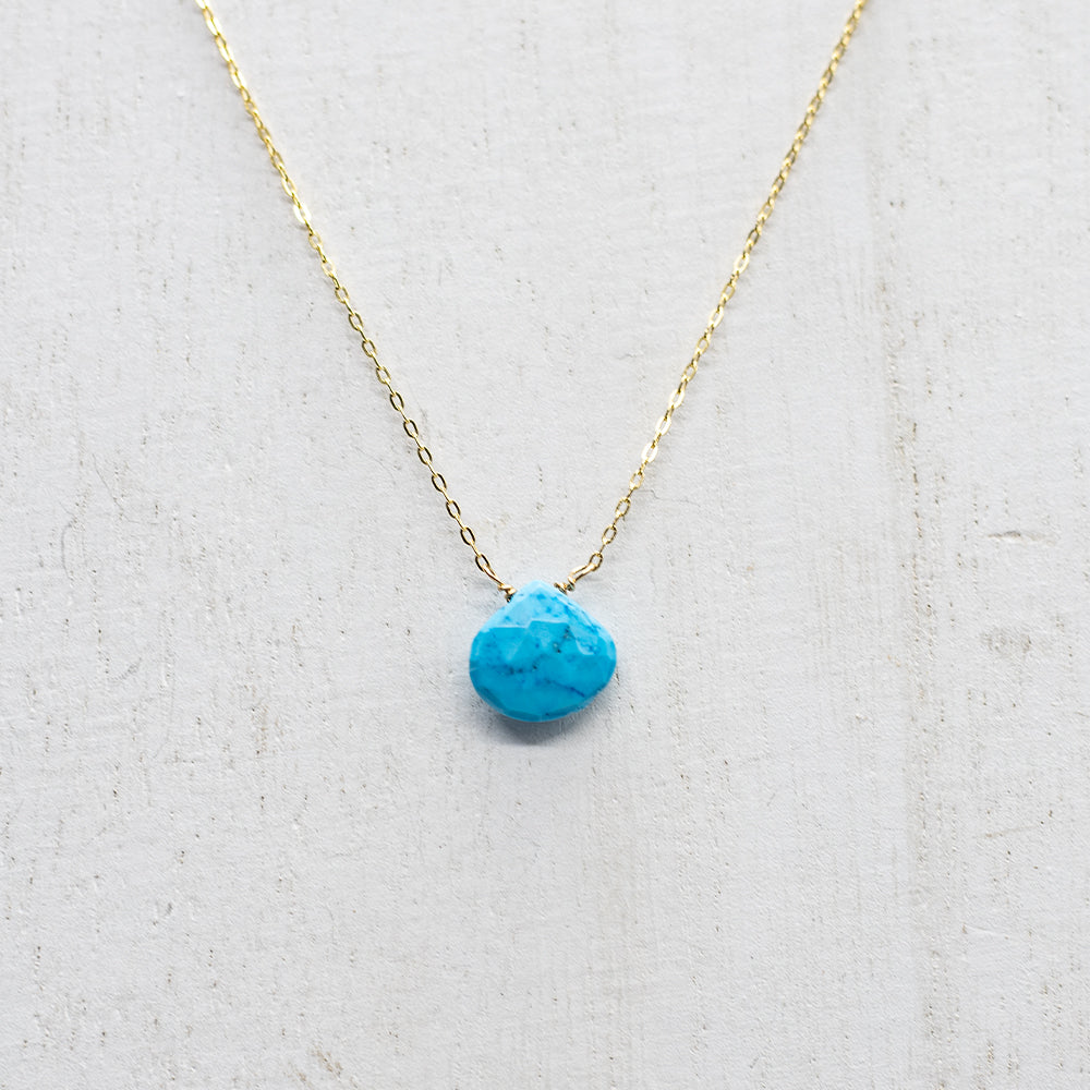 
                
                    Load image into Gallery viewer, Turquoise Heart Necklace
                
            