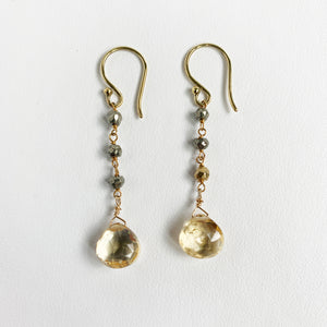 Citrine Waterfall Earrings