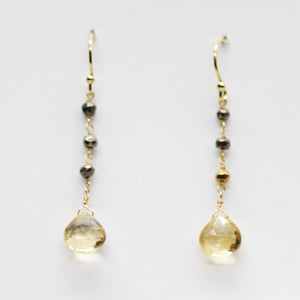 Citrine Waterfall Earrings