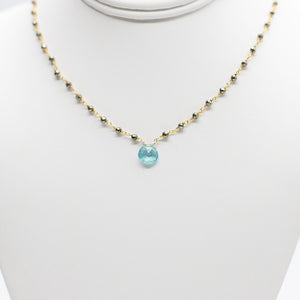 
                
                    Load image into Gallery viewer, Apatite Waterfall Necklace
                
            