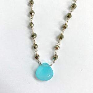 Chalcedony Waterfall Necklace