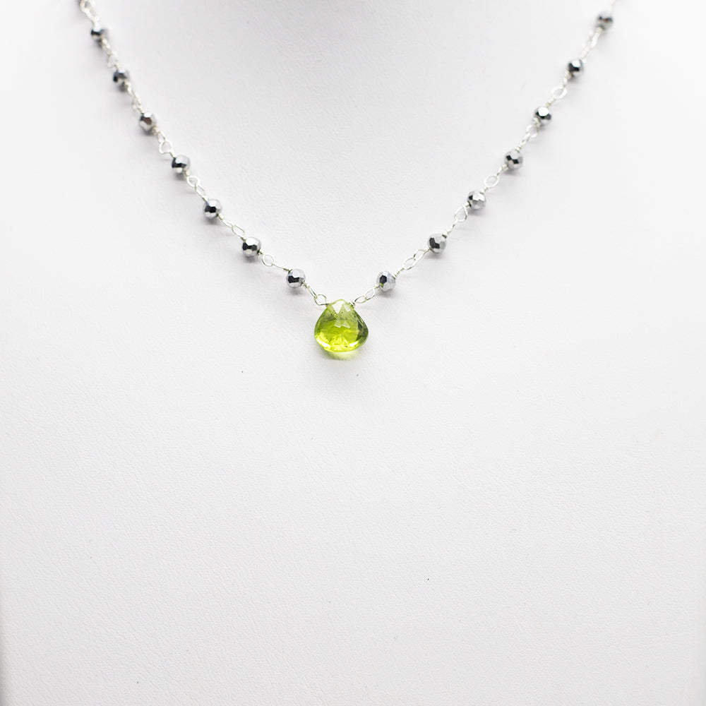 Peridot Waterfall Necklace