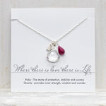 Where there is love there is life Necklace